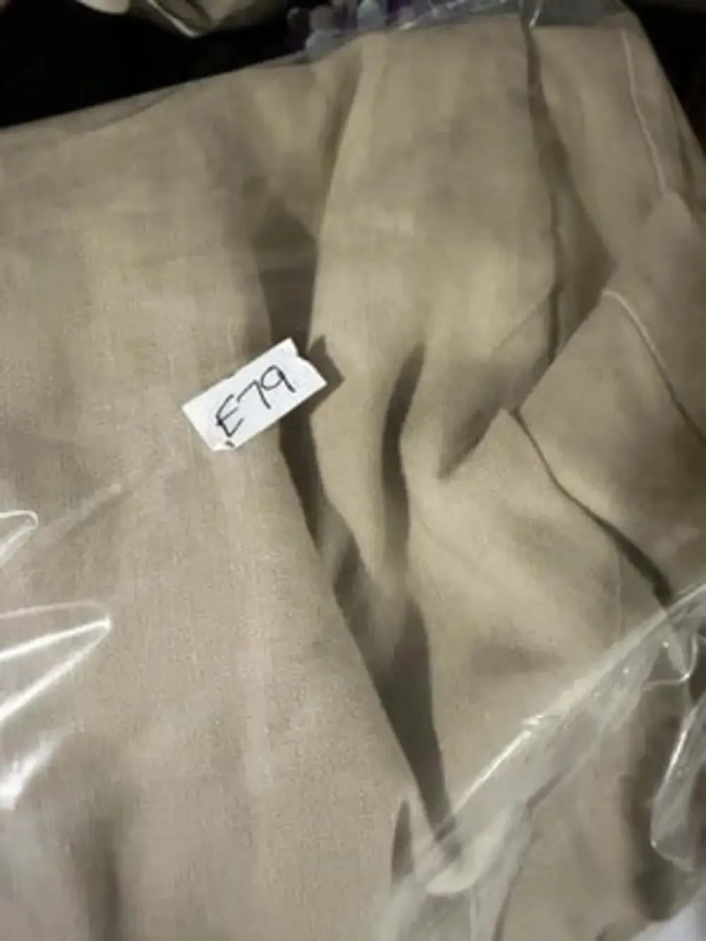 Quince Linen Pants Women XS Beige Premium Flax Wide Leg Cropped Elastic Waist